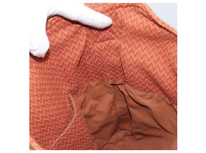 Hermès HERMES Sac Depansage Shoulder Bag Jacquard Orange Auth 203706A Naranja - vista 19