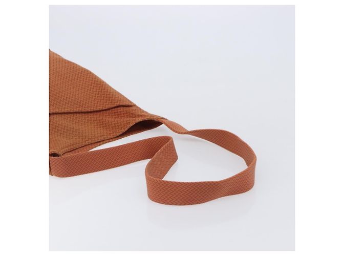 Hermès HERMES Sac Depansage Shoulder Bag Jacquard Orange Auth 203706A Naranja - vista 7