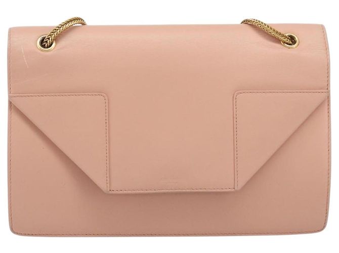 Autre Marque Bolso de hombro con cadena SAINT LAURENT de piel Pink Gold 314515 Auth bs37326A Rosa Dorado - vista 13