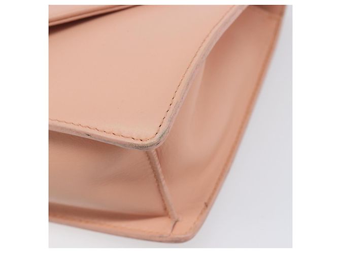 Autre Marque Bolso de hombro con cadena SAINT LAURENT de piel Pink Gold 314515 Auth bs37326A Rosa Dorado - vista 15