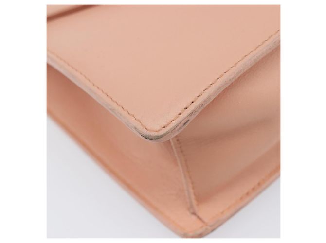 Autre Marque Bolso de hombro con cadena SAINT LAURENT de piel Pink Gold 314515 Auth bs37326A Rosa Dorado - vista 16