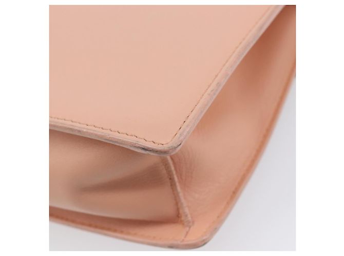Autre Marque Bolso de hombro con cadena SAINT LAURENT de piel Pink Gold 314515 Auth bs37326A Rosa Dorado - vista 17