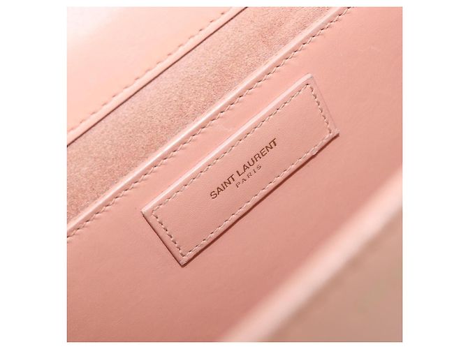 Autre Marque Bolso de hombro con cadena SAINT LAURENT de piel Pink Gold 314515 Auth bs37326A Rosa Dorado - vista 22