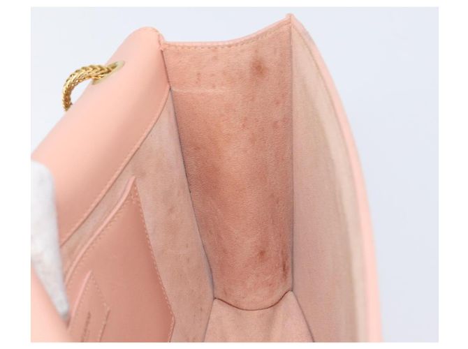 Autre Marque Bolso de hombro con cadena SAINT LAURENT de piel Pink Gold 314515 Auth bs37326A Rosa Dorado - vista 23