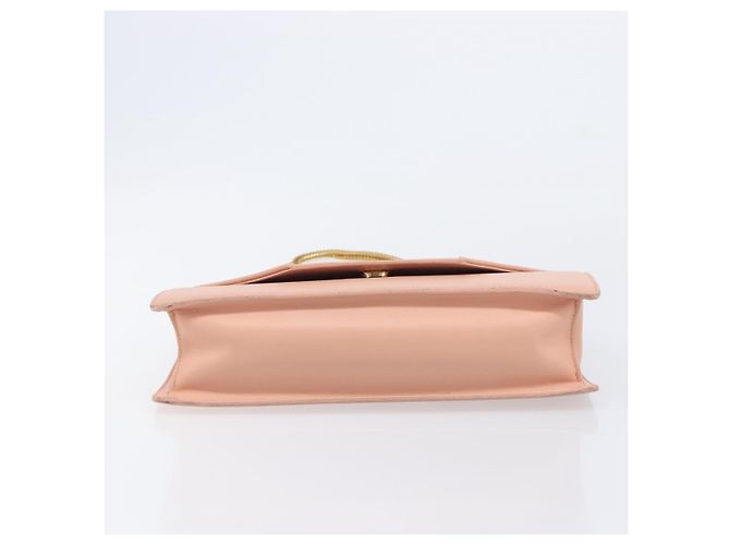 Autre Marque Bolso de hombro con cadena SAINT LAURENT de piel Pink Gold 314515 Auth bs37326A Rosa Dorado - vista 5