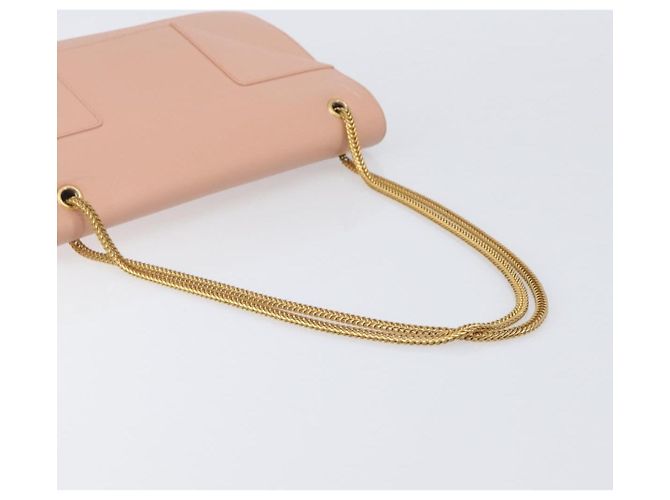 Autre Marque Bolso de hombro con cadena SAINT LAURENT de piel Pink Gold 314515 Auth bs37326A Rosa Dorado - vista 7