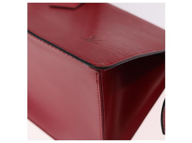 LOUIS VUITTON Epi Sac Triangle Hand Bag Red M52097 LV Auth 206342 Rot - Ansicht 17