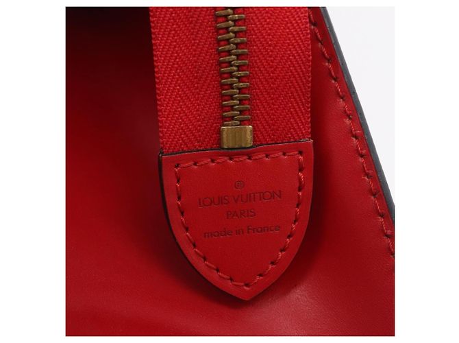 LOUIS VUITTON Epi Sac Triangle Hand Bag Red M52097 LV Auth 206342 Rot - Ansicht 18