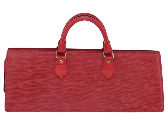 LOUIS VUITTON Epi Sac Triangle Hand Bag Red M52097 LV Auth 206342 Rot - Ansicht 2