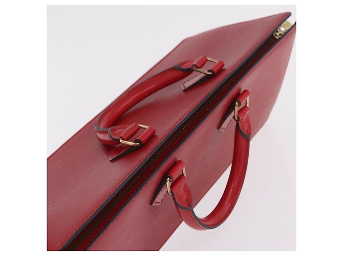 LOUIS VUITTON Epi Sac Triangle Hand Bag Red M52097 LV Auth 206342 Rot - Ansicht 6