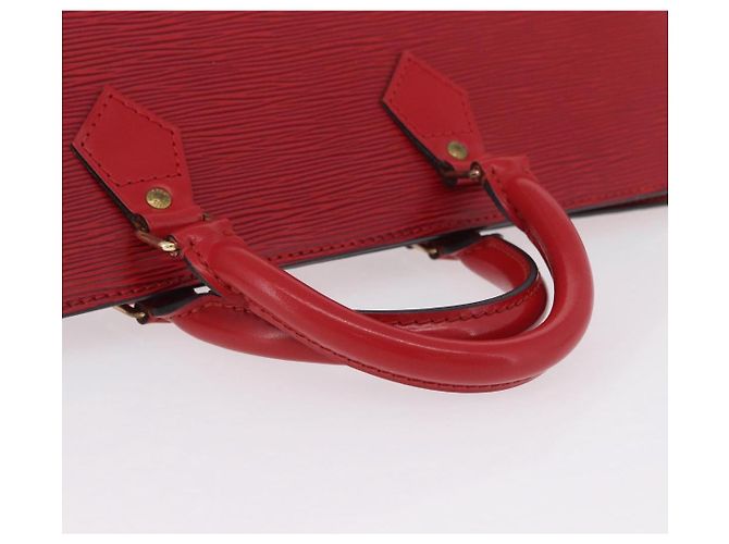 LOUIS VUITTON Epi Sac Triangle Hand Bag Red M52097 LV Auth 206342 Rot - Ansicht 7