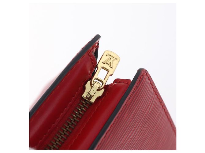 LOUIS VUITTON Epi Sac Triangle Hand Bag Red M52097 LV Auth 206342 Rot - Ansicht 9