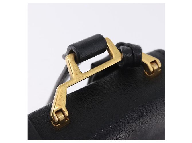 Borsa a tracolla Miu Miu Madras in pelle nera e oro Auth 203815 Nero D'oro - vista 10