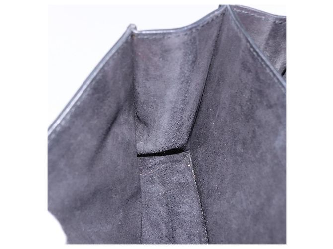 Borsa a tracolla Miu Miu Madras in pelle nera e oro Auth 203815 Nero D'oro - vista 30