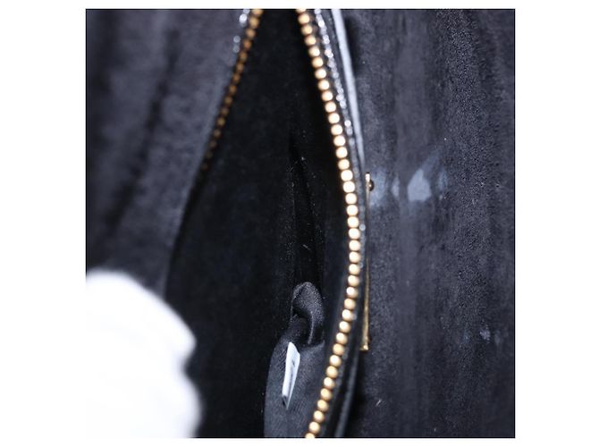 Borsa a tracolla Miu Miu Madras in pelle nera e oro Auth 203815 Nero D'oro - vista 33