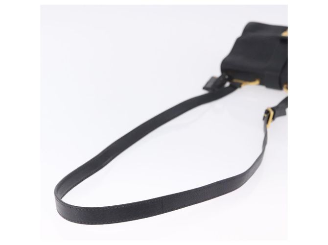 Borsa a tracolla Miu Miu Madras in pelle nera e oro Auth 203815 Nero D'oro - vista 8