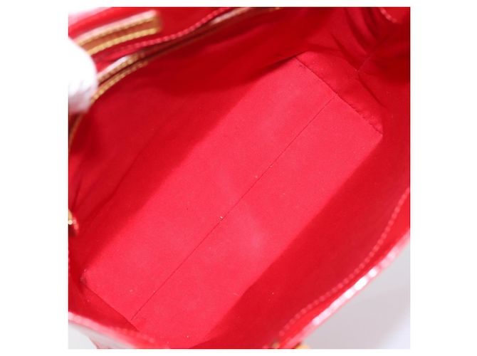 LOUIS VUITTON Monogram Vernis Reade MM Handtasche Rot M91086 LV Auth gh2348 - Ansicht 11