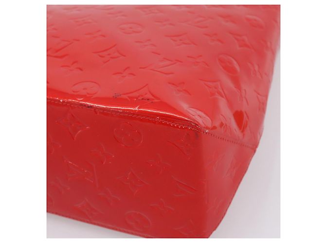 LOUIS VUITTON Monogram Vernis Reade MM Handtasche Rot M91086 LV Auth gh2348 - Ansicht 14