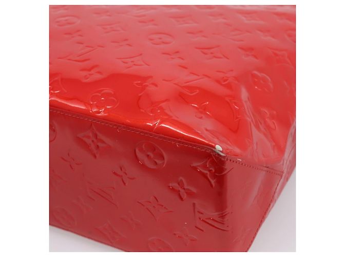 LOUIS VUITTON Monogram Vernis Reade MM Handtasche Rot M91086 LV Auth gh2348 - Ansicht 16
