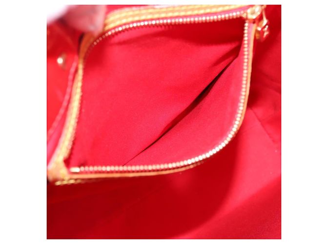 LOUIS VUITTON Monogram Vernis Reade MM Handtasche Rot M91086 LV Auth gh2348 - Ansicht 20