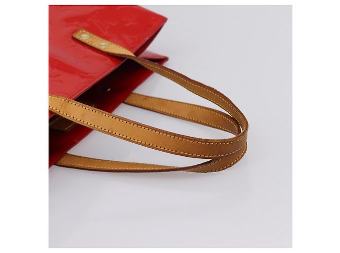 LOUIS VUITTON Monogram Vernis Reade MM Handtasche Rot M91086 LV Auth gh2348 - Ansicht 7