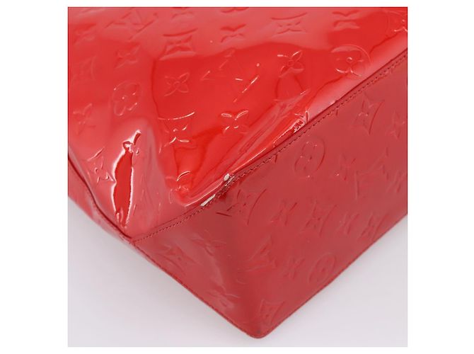 LOUIS VUITTON Monogram Vernis Reade MM Handtasche Rot M91086 LV Auth gh2348 - Ansicht 9
