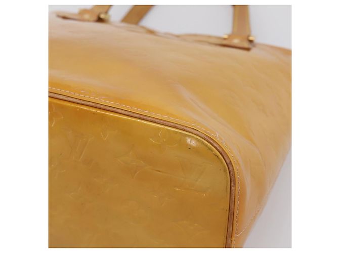 Bolso de mano LOUIS VUITTON Monogram Vernis Houston Beige M91004 LV Auth ep15897 - vista 14