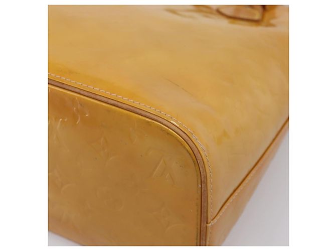 Bolso de mano LOUIS VUITTON Monogram Vernis Houston Beige M91004 LV Auth ep15897 - vista 16