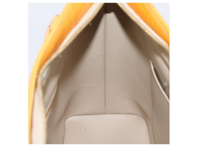 Bolso de mano LOUIS VUITTON Monogram Vernis Houston Beige M91004 LV Auth ep15897 - vista 19