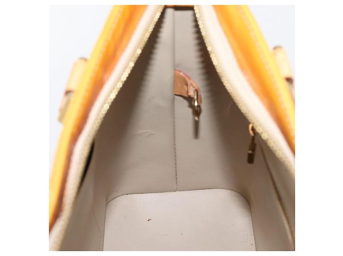 Bolso de mano LOUIS VUITTON Monogram Vernis Houston Beige M91004 LV Auth ep15897 - vista 20