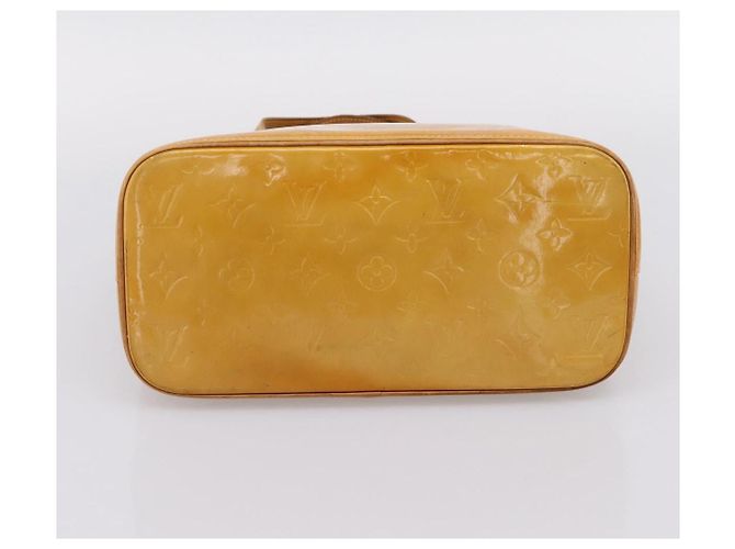 Bolso de mano LOUIS VUITTON Monogram Vernis Houston Beige M91004 LV Auth ep15897 - vista 5
