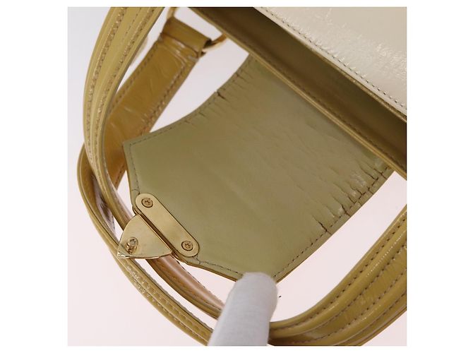 LOUIS VUITTON Cruise line Sac Bicolor Hand Bag Enamel Yellow M92547 Auth bs37225 Giallo - Ansicht 10