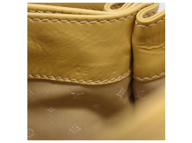 LOUIS VUITTON Cruise line Sac Bicolor Hand Bag Enamel Yellow M92547 Auth bs37225 Giallo - Ansicht 12