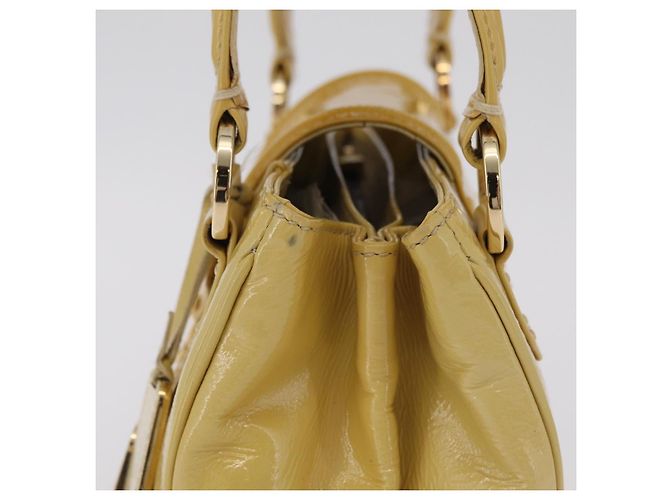 LOUIS VUITTON Cruise line Sac Bicolor Hand Bag Enamel Yellow M92547 Auth bs37225 Giallo - Ansicht 14