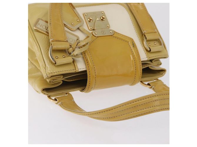 LOUIS VUITTON Cruise line Sac Bicolor Hand Bag Enamel Yellow M92547 Auth bs37225 Giallo - Ansicht 15