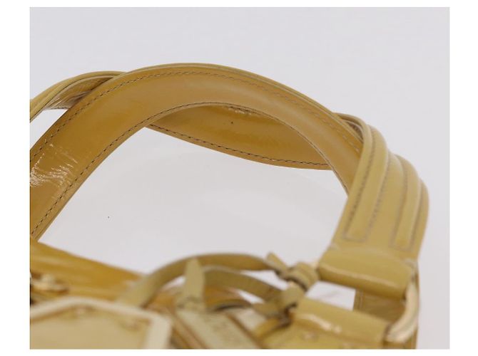 LOUIS VUITTON Cruise line Sac Bicolor Hand Bag Enamel Yellow M92547 Auth bs37225 Giallo - Ansicht 16