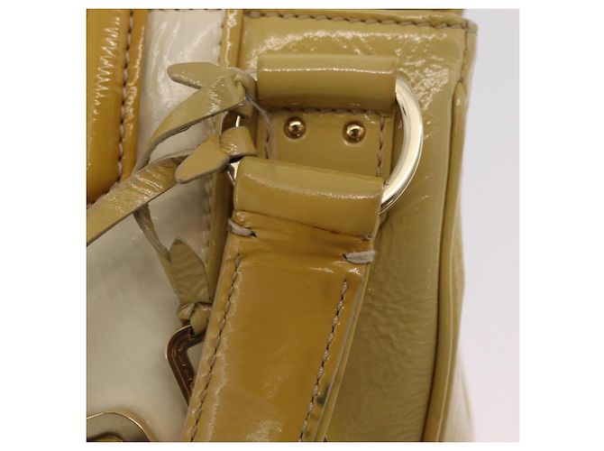 LOUIS VUITTON Cruise line Sac Bicolor Hand Bag Enamel Yellow M92547 Auth bs37225 Giallo - Ansicht 17