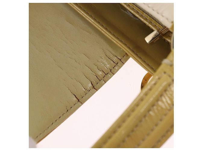 LOUIS VUITTON Cruise line Sac Bicolor Hand Bag Enamel Yellow M92547 Auth bs37225 Giallo - Ansicht 26
