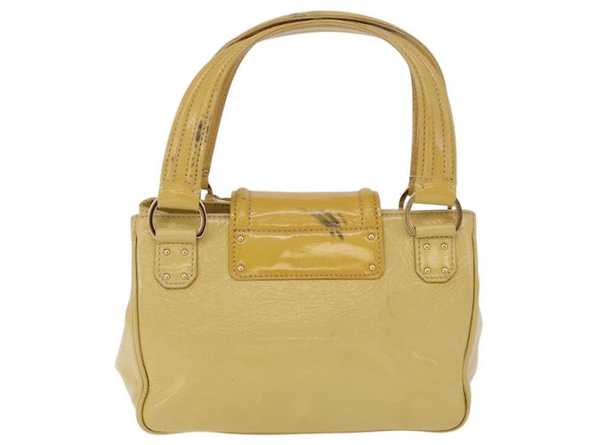 LOUIS VUITTON Cruise line Sac Bicolor Hand Bag Enamel Yellow M92547 Auth bs37225 Giallo - Ansicht 3