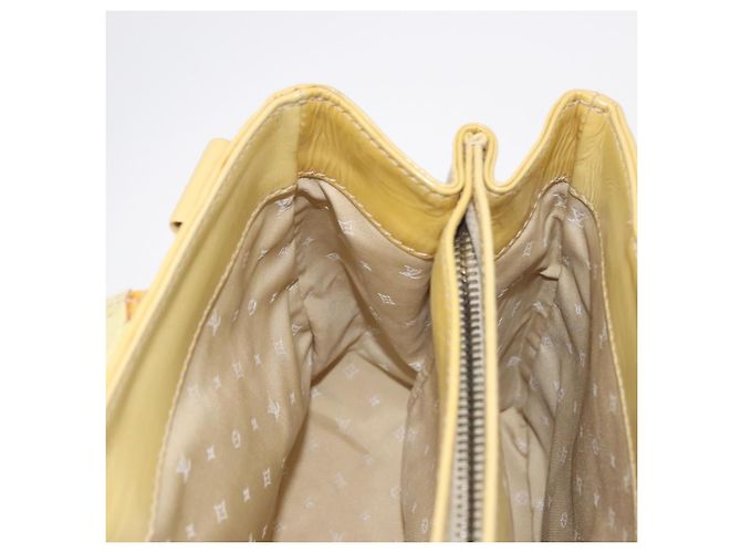 LOUIS VUITTON Cruise line Sac Bicolor Hand Bag Enamel Yellow M92547 Auth bs37225 Giallo - Ansicht 31