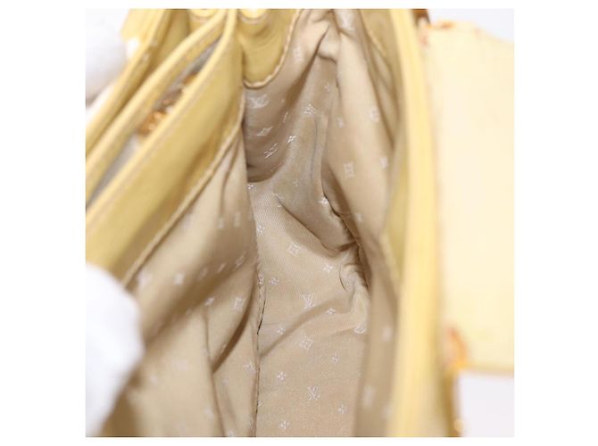 LOUIS VUITTON Cruise line Sac Bicolor Hand Bag Enamel Yellow M92547 Auth bs37225 Giallo - Ansicht 32