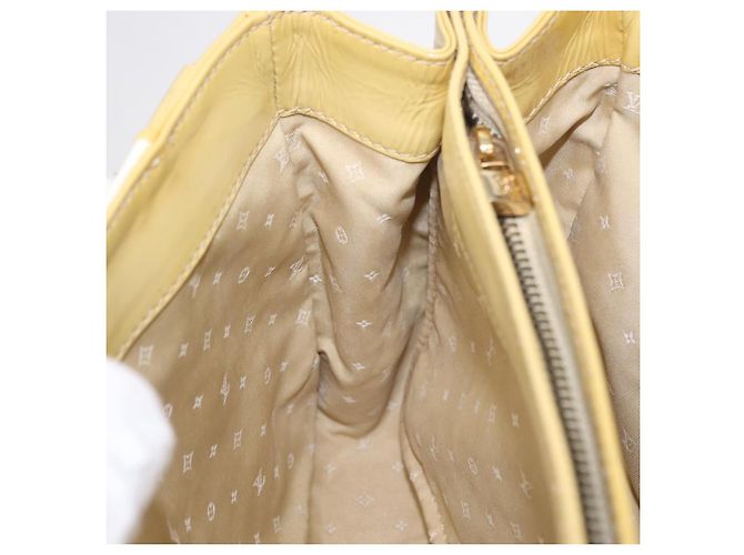 LOUIS VUITTON Cruise line Sac Bicolor Hand Bag Enamel Yellow M92547 Auth bs37225 Giallo - Ansicht 34
