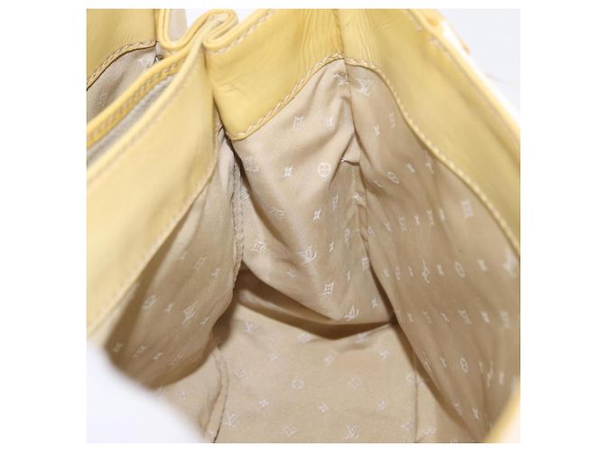 LOUIS VUITTON Cruise line Sac Bicolor Hand Bag Enamel Yellow M92547 Auth bs37225 Giallo - Ansicht 35