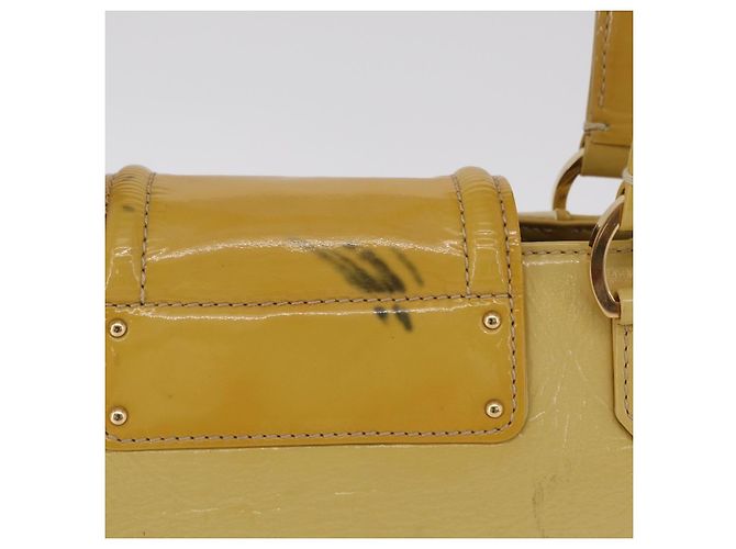 LOUIS VUITTON Cruise line Sac Bicolor Hand Bag Enamel Yellow M92547 Auth bs37225 Giallo - Ansicht 4