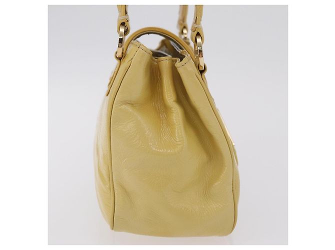 LOUIS VUITTON Cruise line Sac Bicolor Hand Bag Enamel Yellow M92547 Auth bs37225 Giallo - Ansicht 7