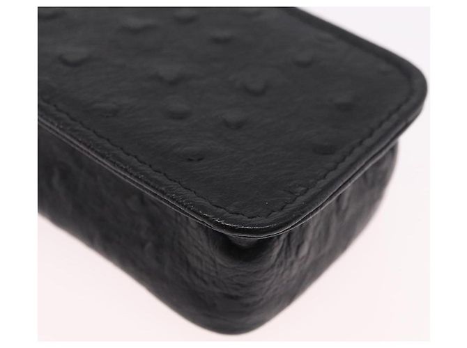 Portacigarette Gianni Versace in pelle nera e oro Auth ka6329 Nero D'oro - vista 15