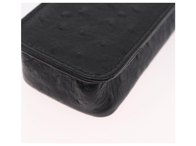 Portacigarette Gianni Versace in pelle nera e oro Auth ka6329 Nero D'oro - vista 16