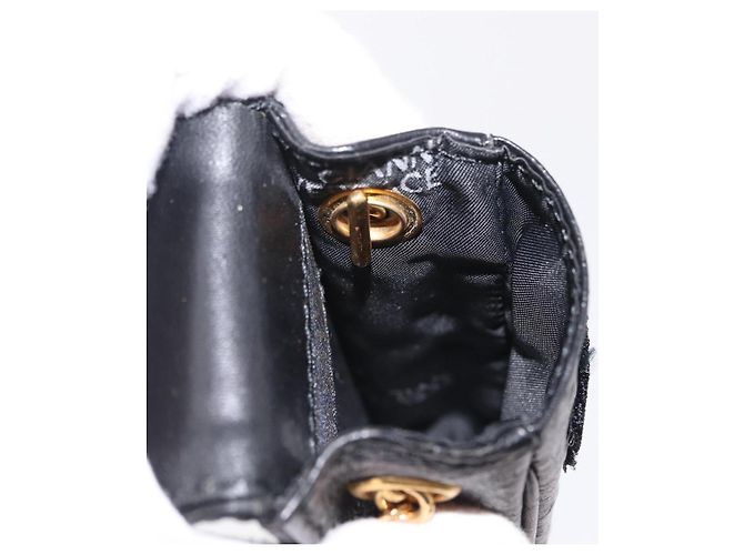 Portacigarette Gianni Versace in pelle nera e oro Auth ka6329 Nero D'oro - vista 18