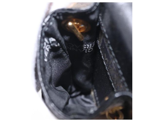 Portacigarette Gianni Versace in pelle nera e oro Auth ka6329 Nero D'oro - vista 19
