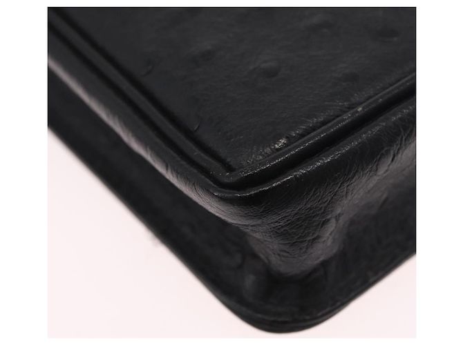 Portacigarette Gianni Versace in pelle nera e oro Auth ka6329 Nero D'oro - vista 9